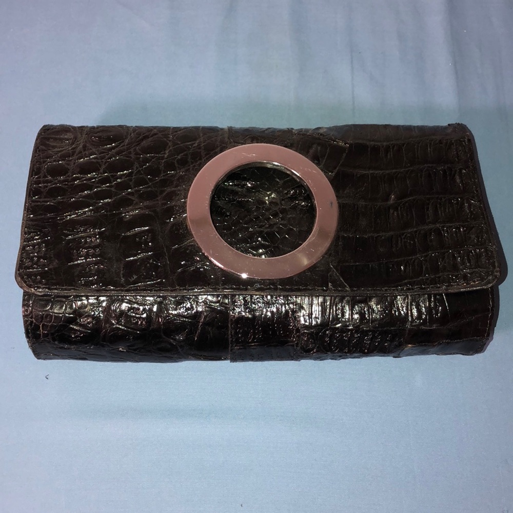 Authentic Crocodile Clutch